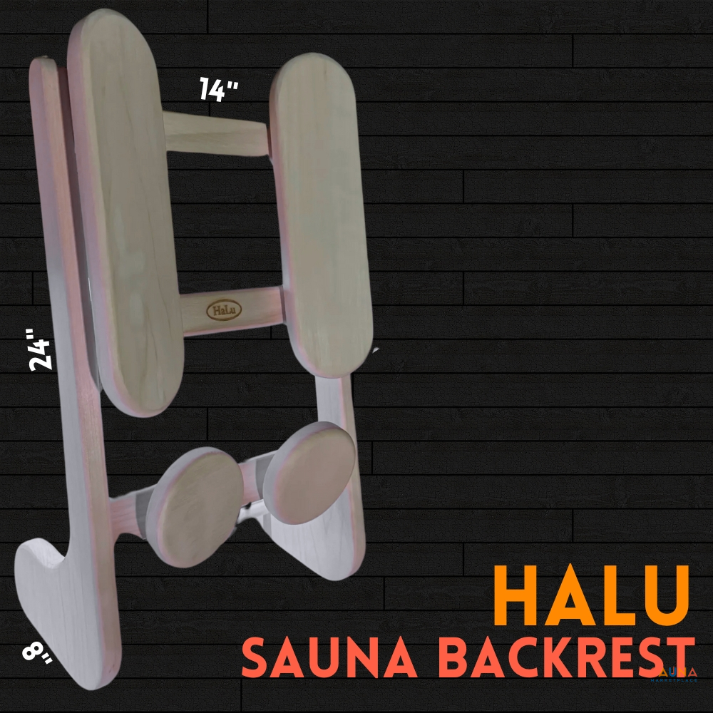 HaLu Backrest for Sauna - Aspen | SaunaMarketplace.com
