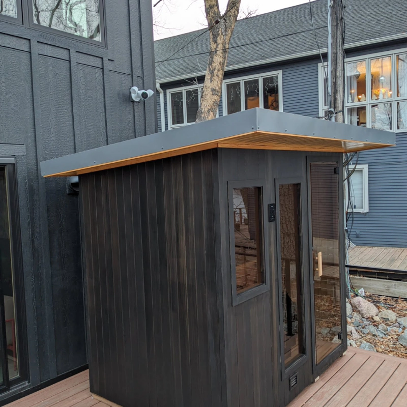 Finnbilt Custom Outdoor Sauna In Mn