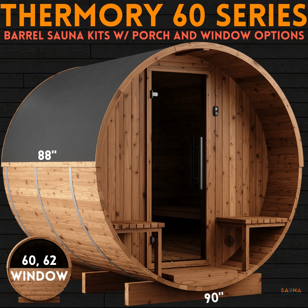 Thermory #60-4 person (with porch & window) &mdash; in stock and ready to ship