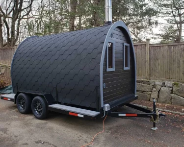What To Know Before Buying An Igloo Pod Sauna 4 Mobile Pod Sauna From Bzb Cabins