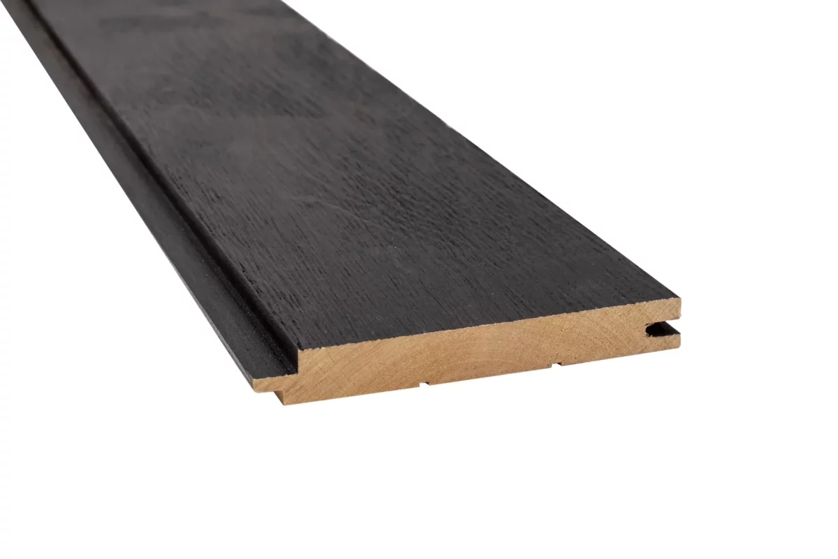 The 5 Different Types Of Black Sauna Wood Finishes 3 Black Waxed Alder Sauna Paneling