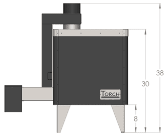 Torch Natural Gas Or Propane Sauna Heater 8 Ts 60