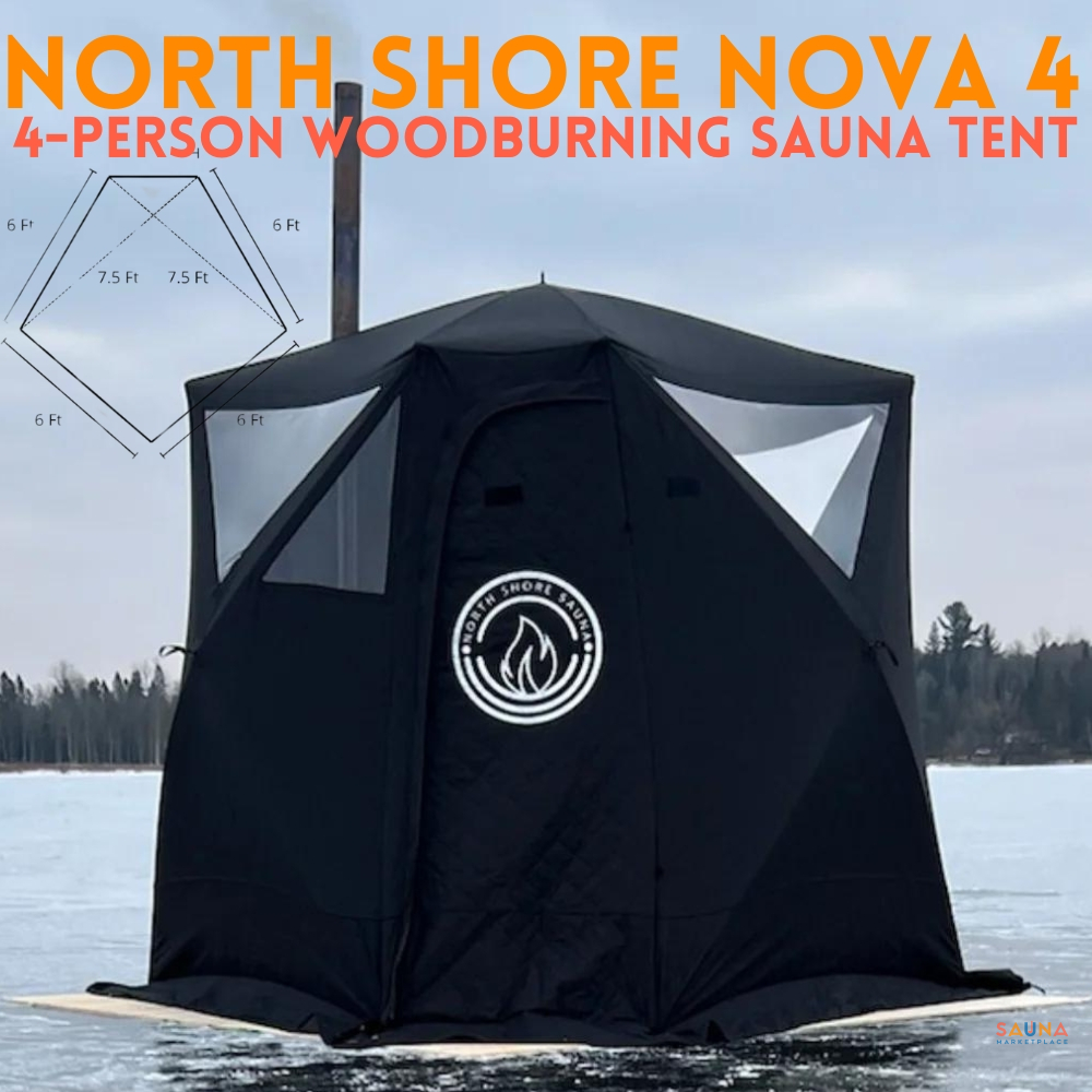North Shore Sauna Nova 4 | 4-Person Sauna Tent