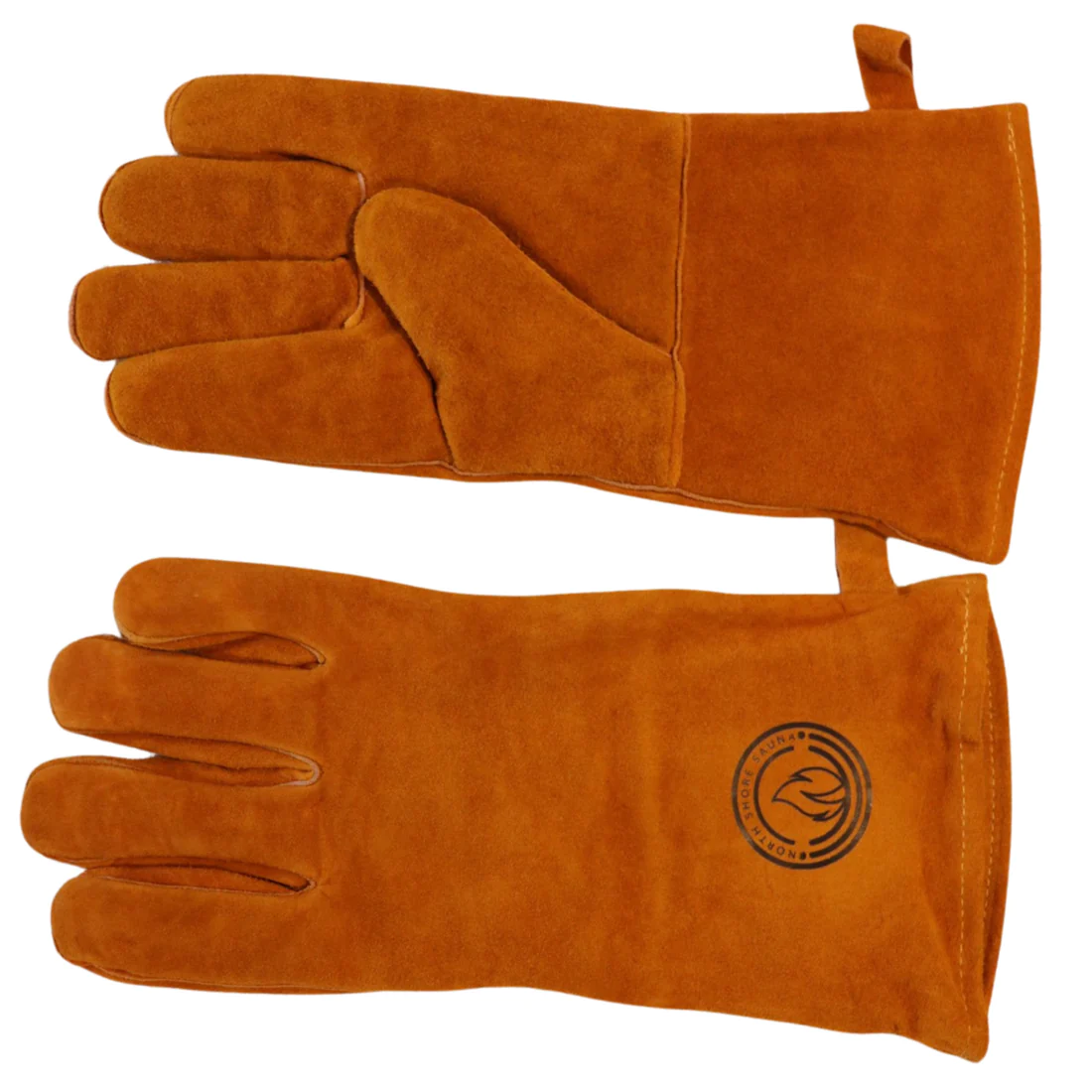 Sauna Gloves - Heat Resistant Leather Gloves For Sauna Wood Stoves - Image 3