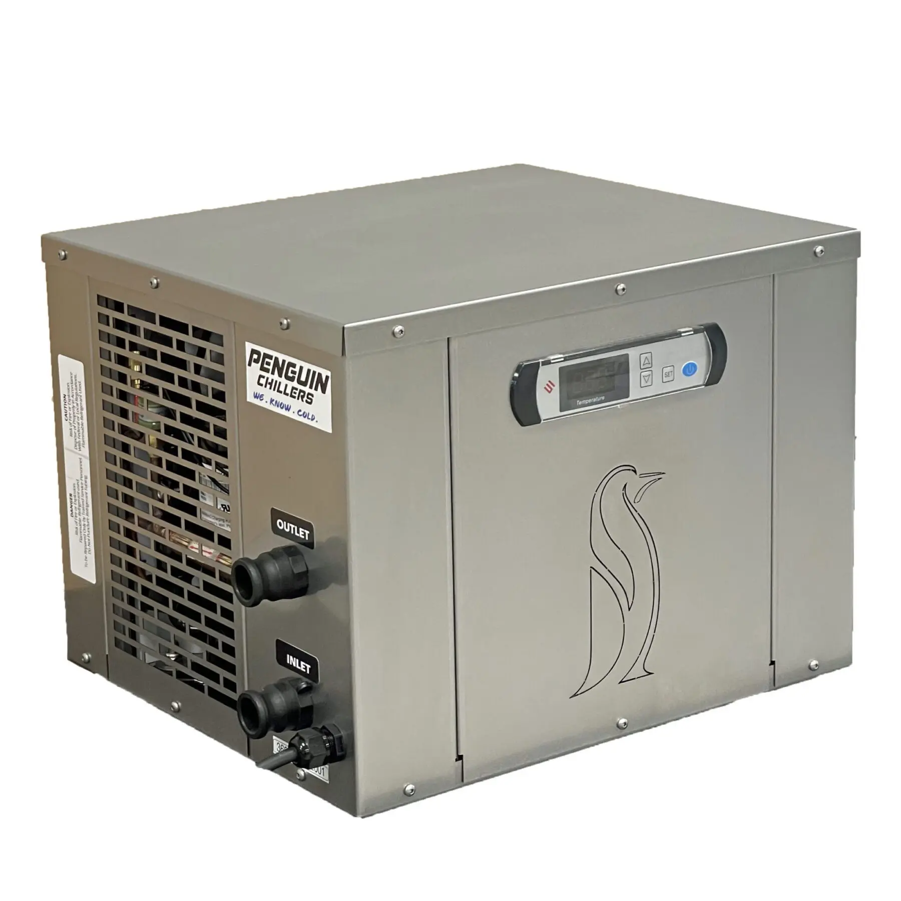 Penguin Chiller Sideview With Outlets Penguin Chiller Sideview With Outlets