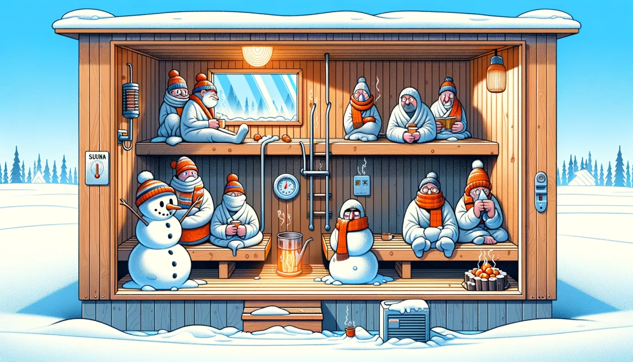 sauna is not getting hot enough