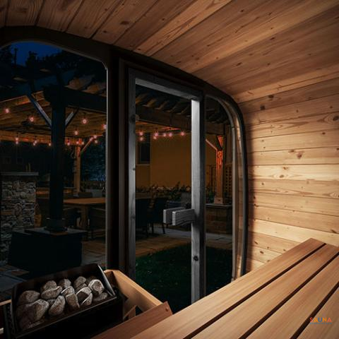 SaunaLife CL4G | Outdoor 3-Person Cube Sauna Kit