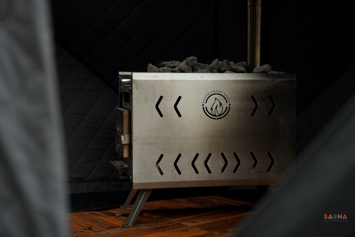 6 Sauna Tent Stove With Chimney - Image 1