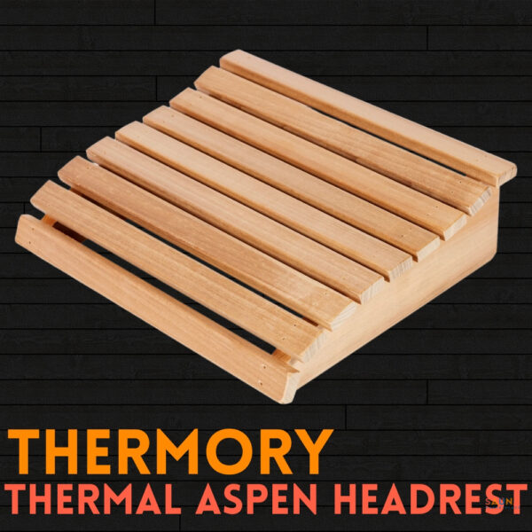 Thermory Wood Headrest in Thermoaspen