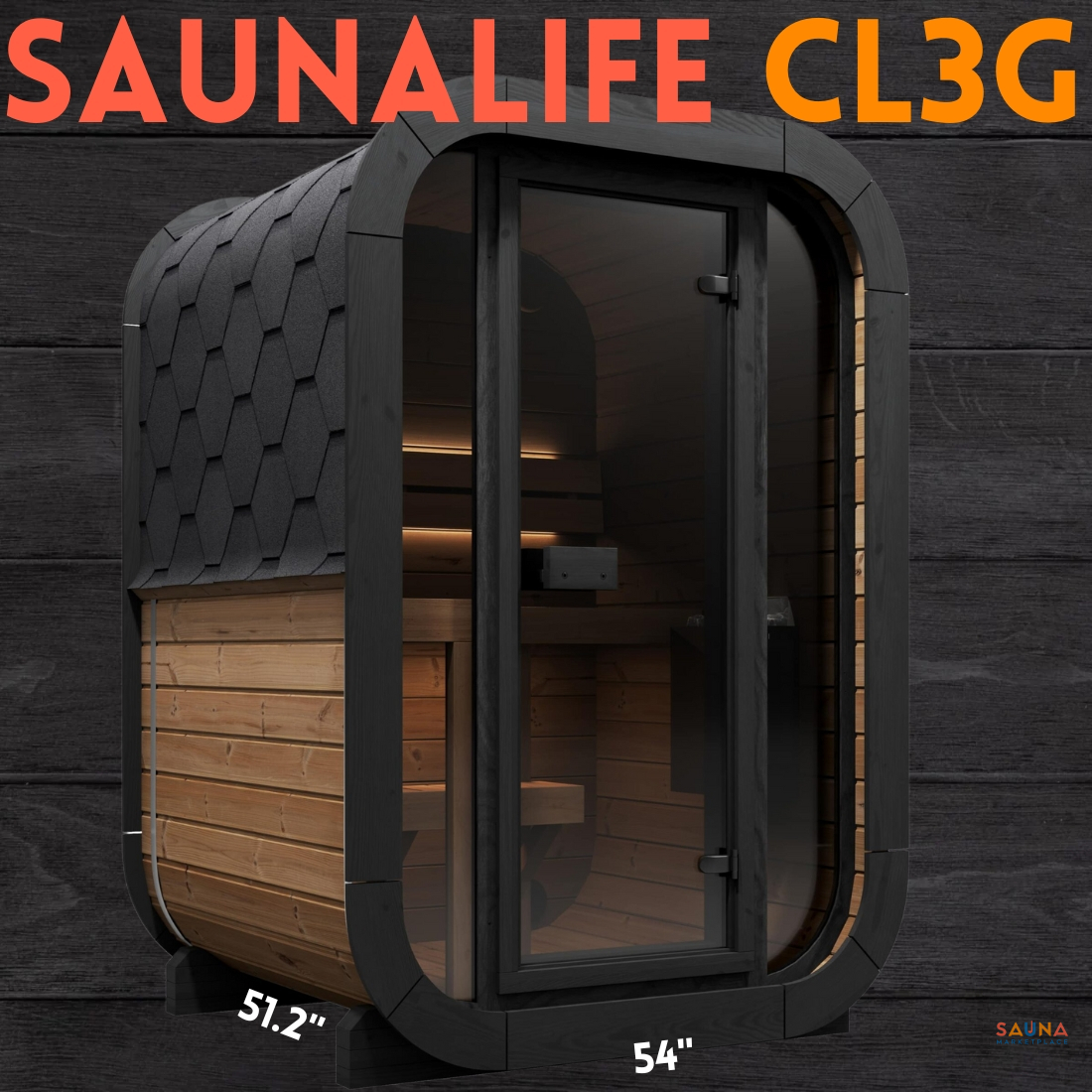 SaunaLife CL3G Cube &mdash; in stock and ready to ship