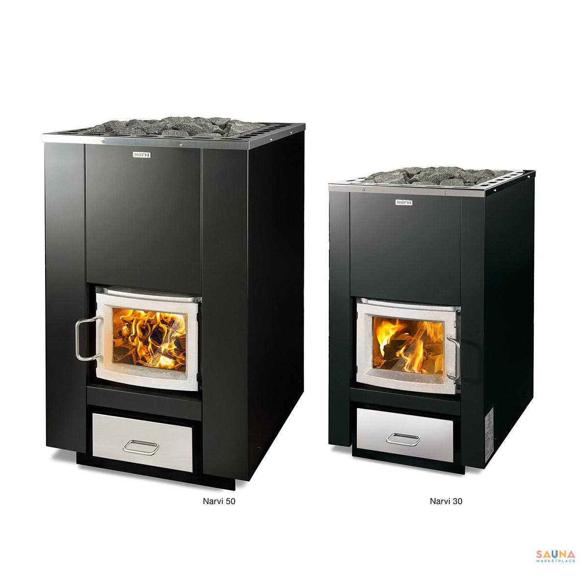 Narvi 50 Wood‑Burning Sauna Stove – 50 kW Finnish Heater