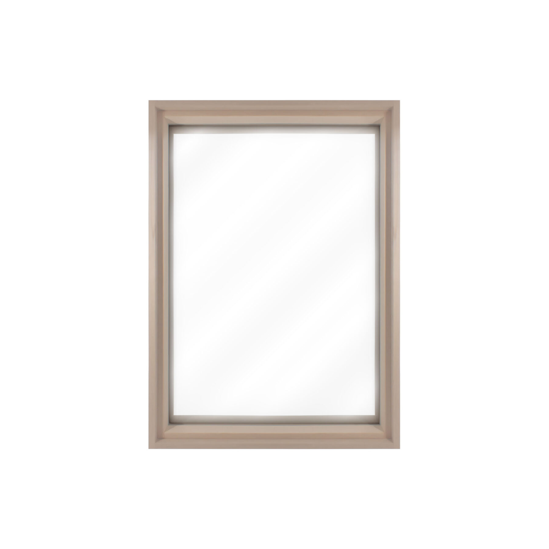 Prosaunas Large Sauna Window, Front With Hemlock Frame.